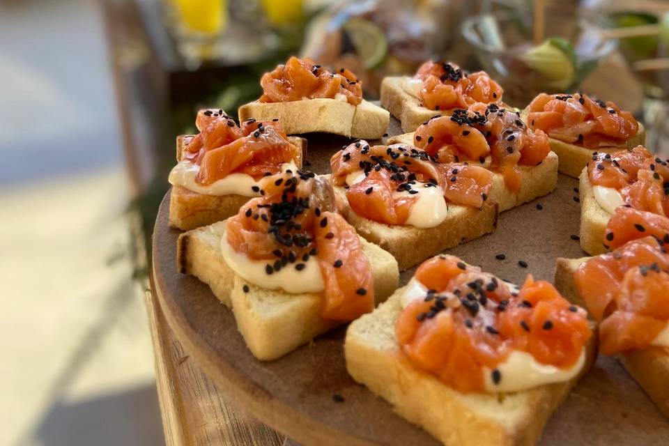 Canapé Salmon