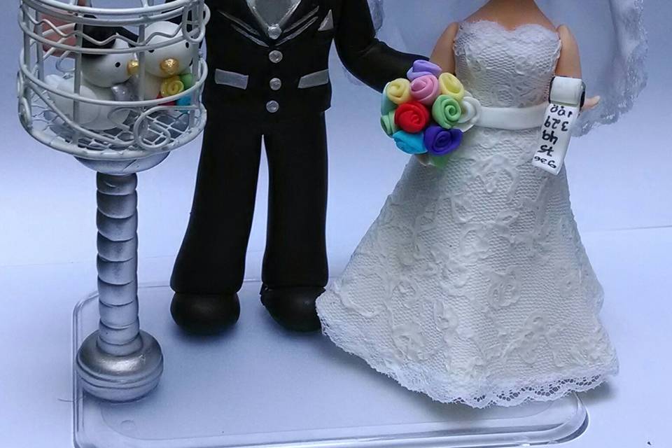 Topo de bolo casamento