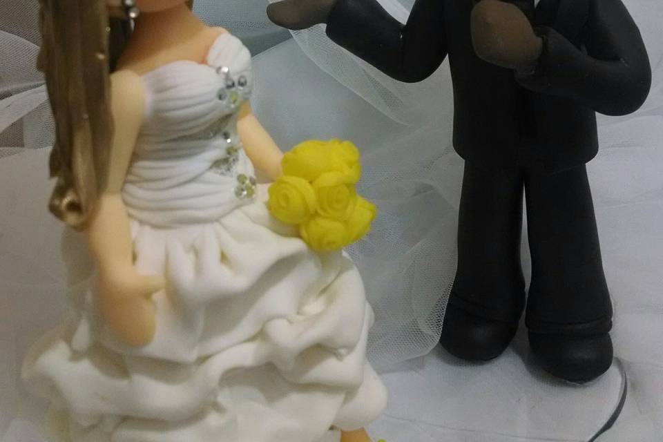 Topo de bolo casamento