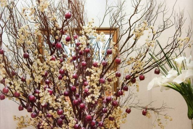 Decorando com maçã do Amor