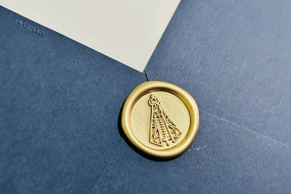 Lacre - Aparecida ll (dourado)