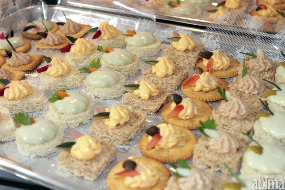 Serviço de canapés