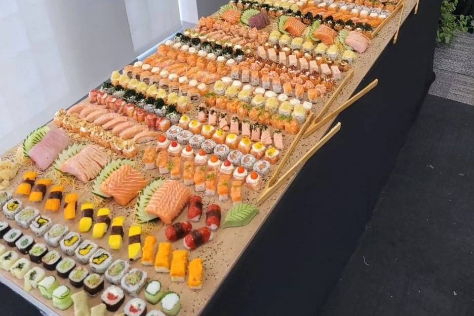 Mesa de sushis
