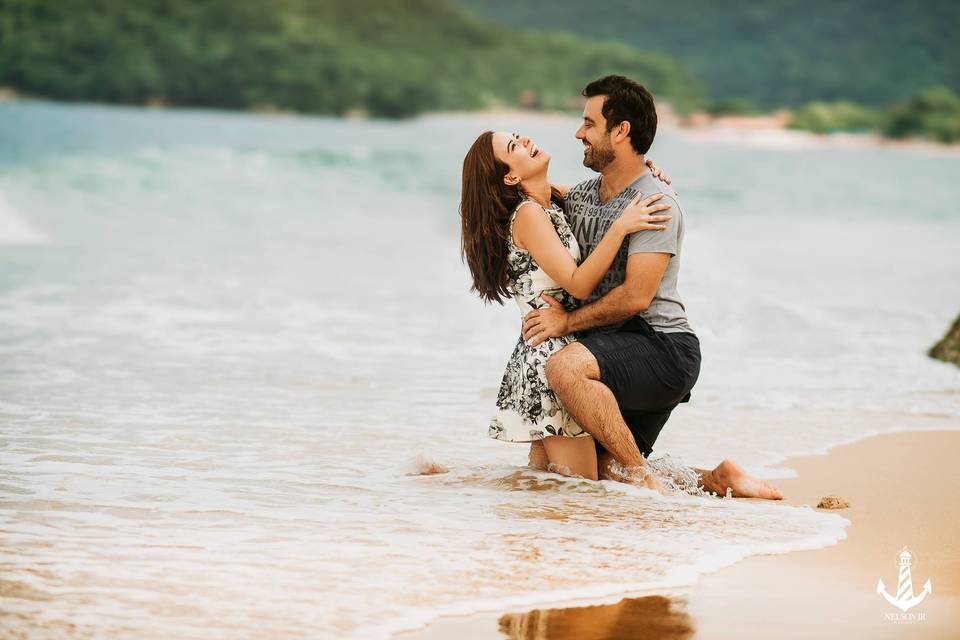 Ensaio de casal - praia - rj