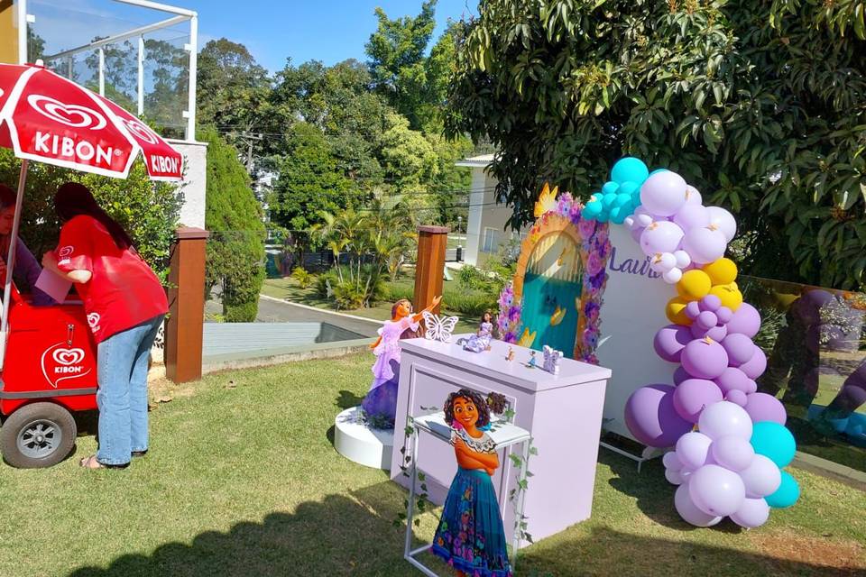 Kibon da festa de aniversário