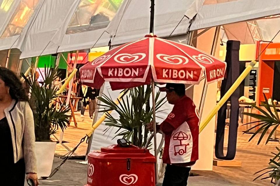 Kibon na sua feira de exposição