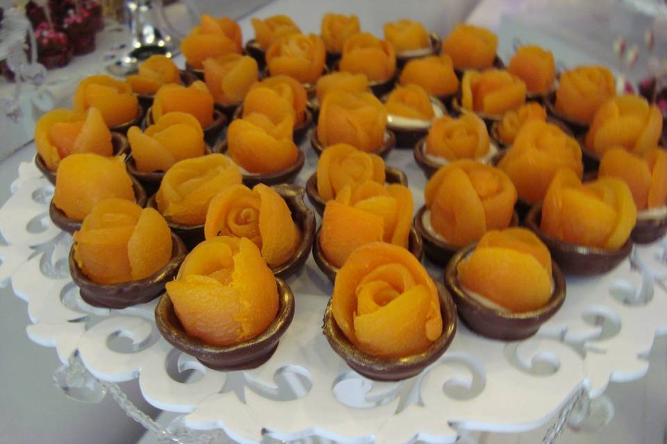 Canapé de rosas de damasco