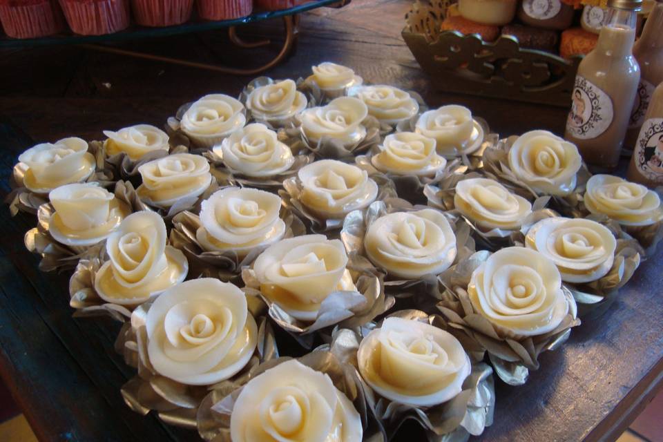 Canapes de rosas