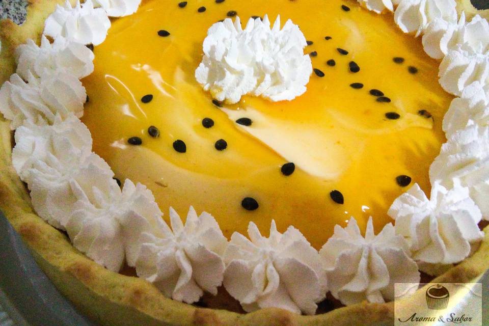 Torta de maracujá