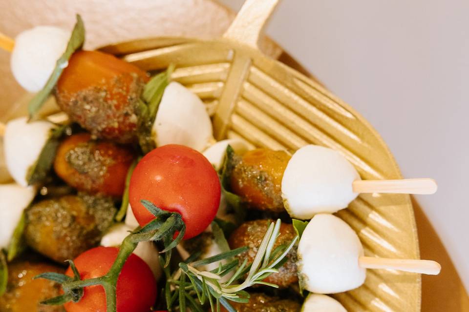 Espeto caprese
