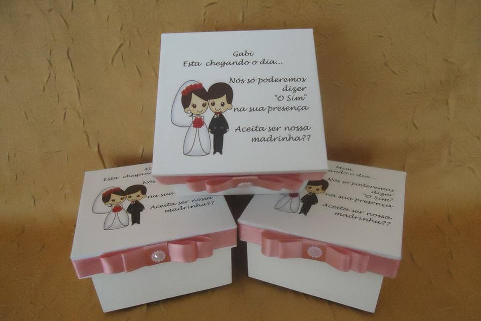 Caixa de padrinhos