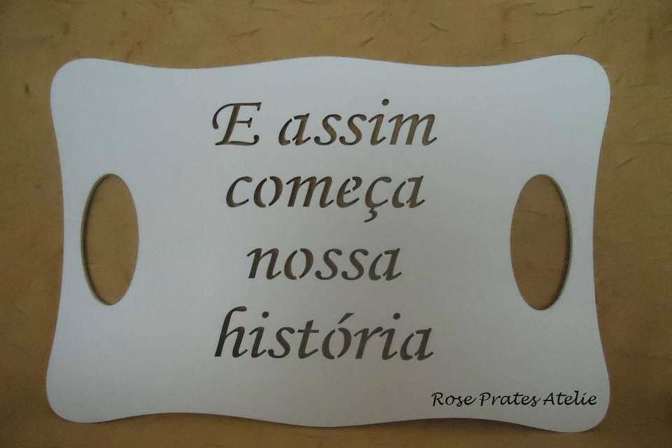Placa para igreja
