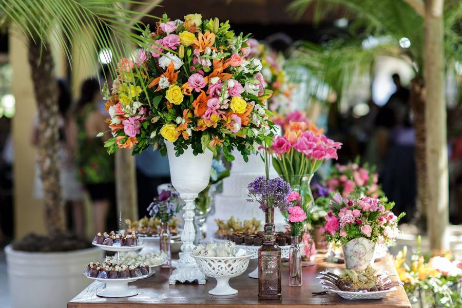 Casamento com copo de leite