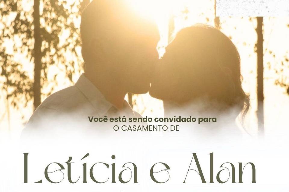 Convite de casamento