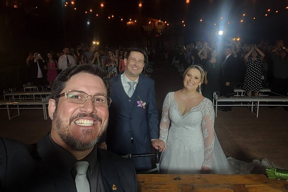 Selfie a pedido do casal