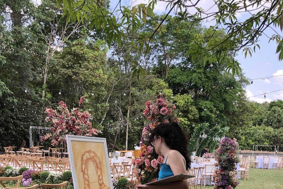 Pintura noivos