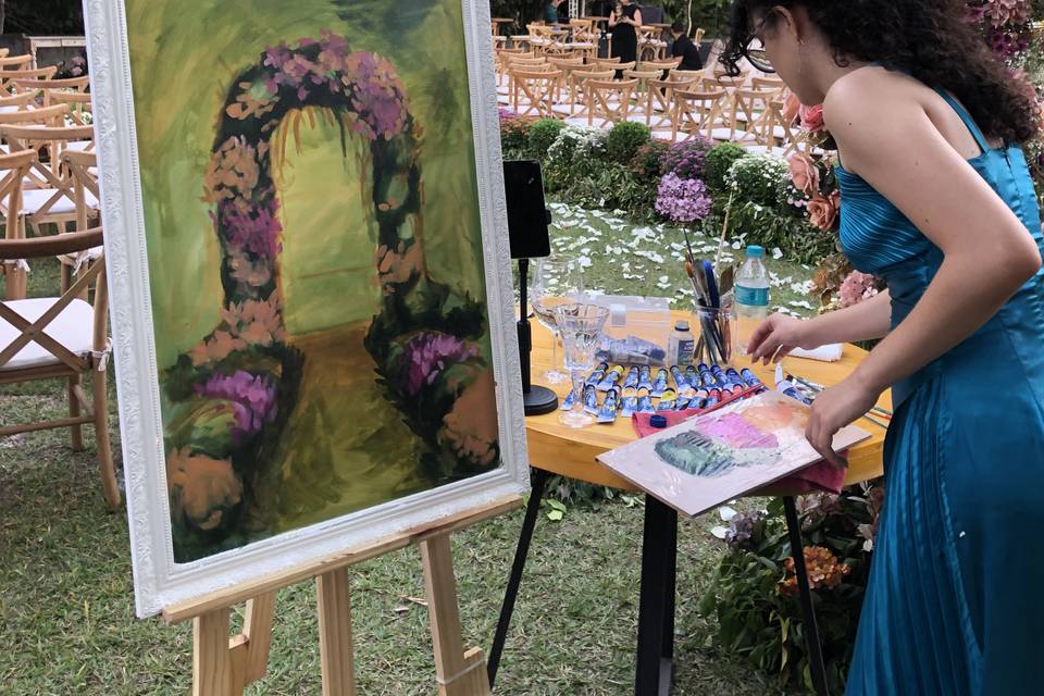 Pintura noivos