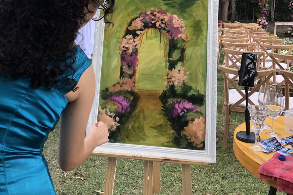 Pintura noivos