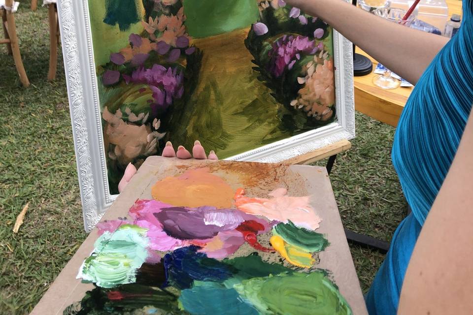 Pintura noivos