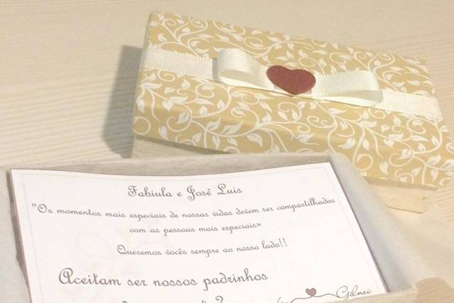 Convite para padrinhos