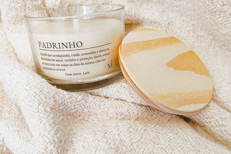 Vela para Padrinhos e Madrinha