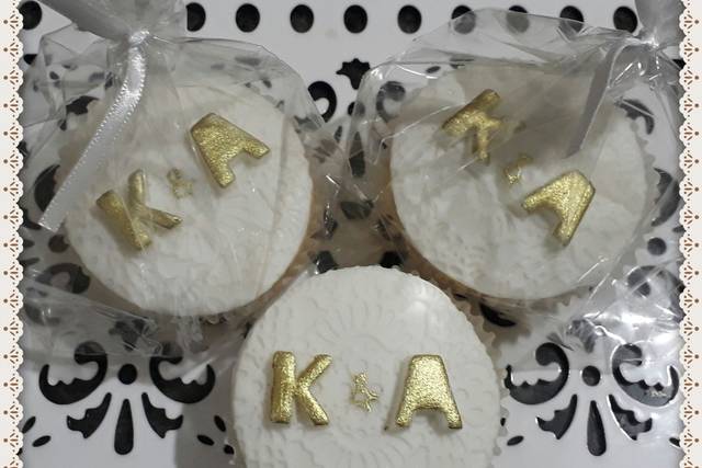 Cupcakes Casamento Iniciais