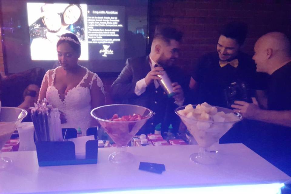 Gold Martini Bartenders