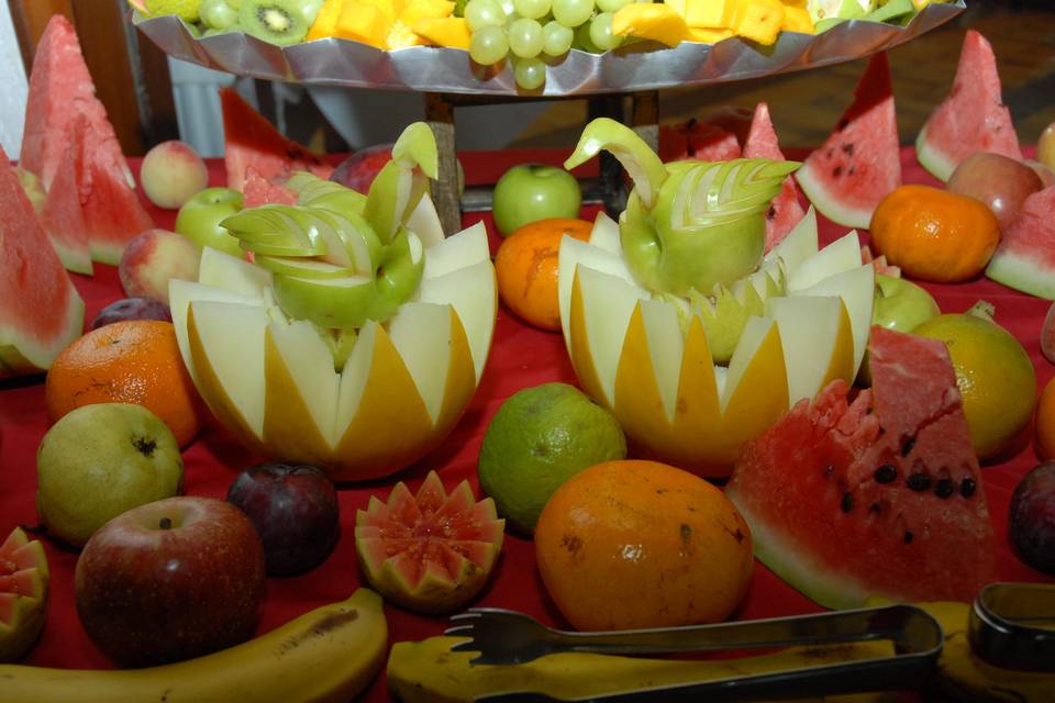 Mesa de frutas