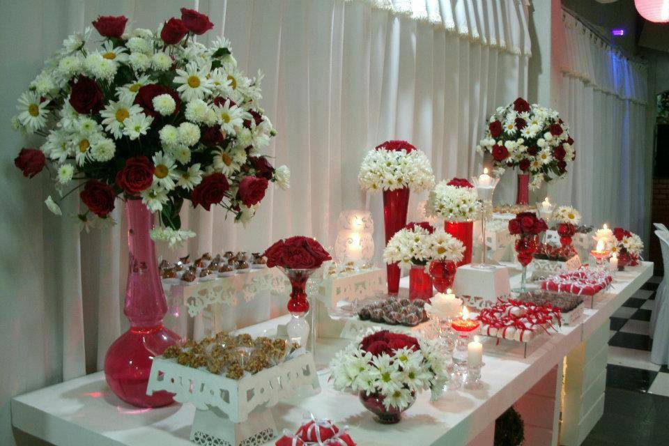 Mesa com doces