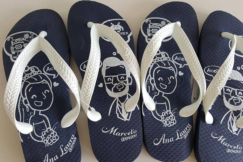 Havaianas Flat Personalizada