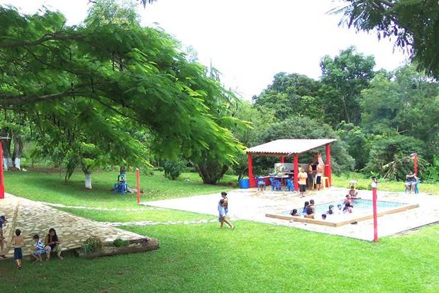 Vista da piscina