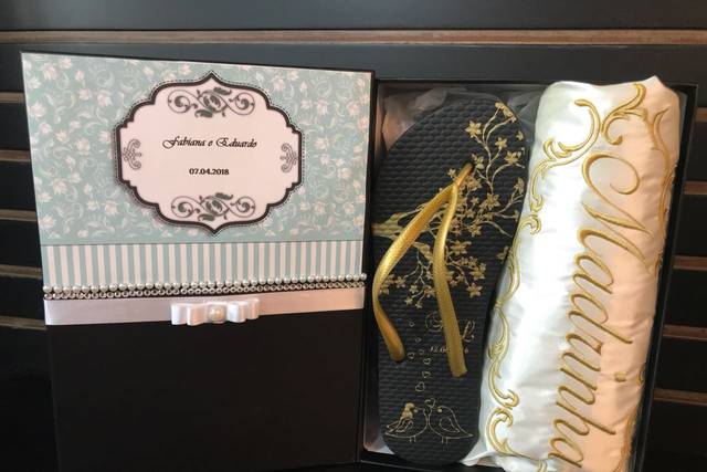 Kit robe com chinelo
