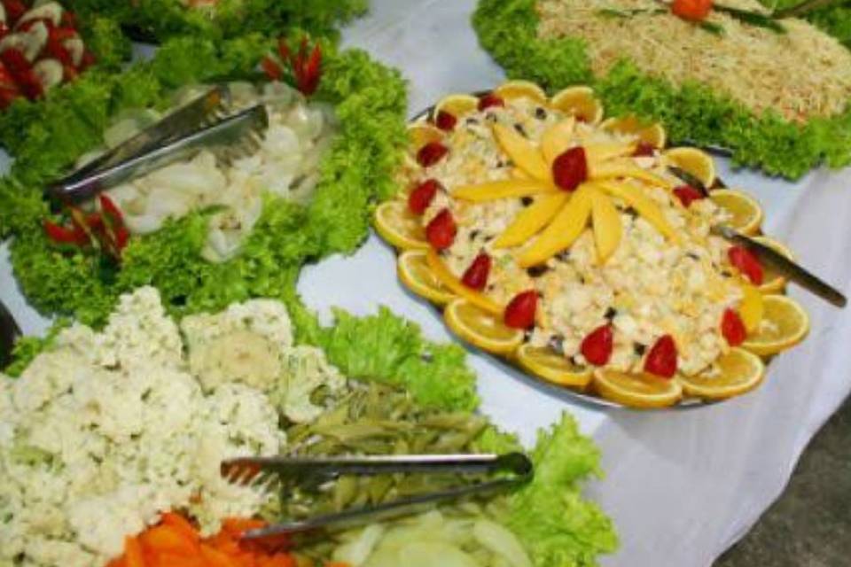 Mesa de saladas