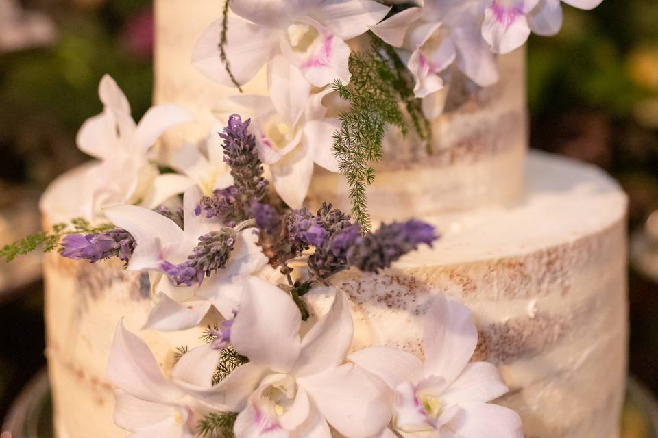 Bolo de lavanda