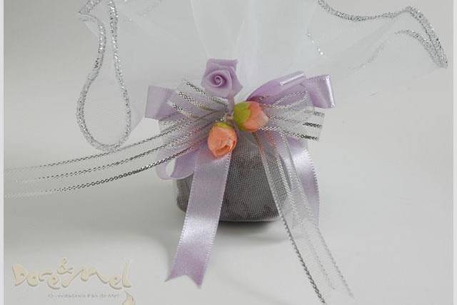 Mini pao de mel roxo