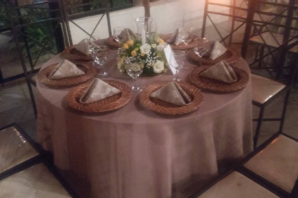 Mesa para convidados