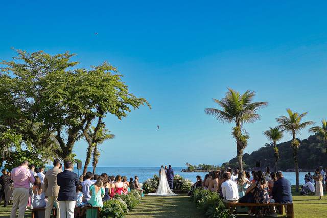 Cerimônia na praia
