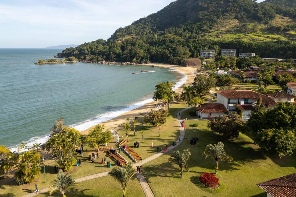 Cerimônia na praia
