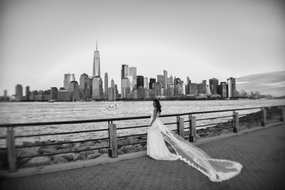 Pós casamento, trash the dress