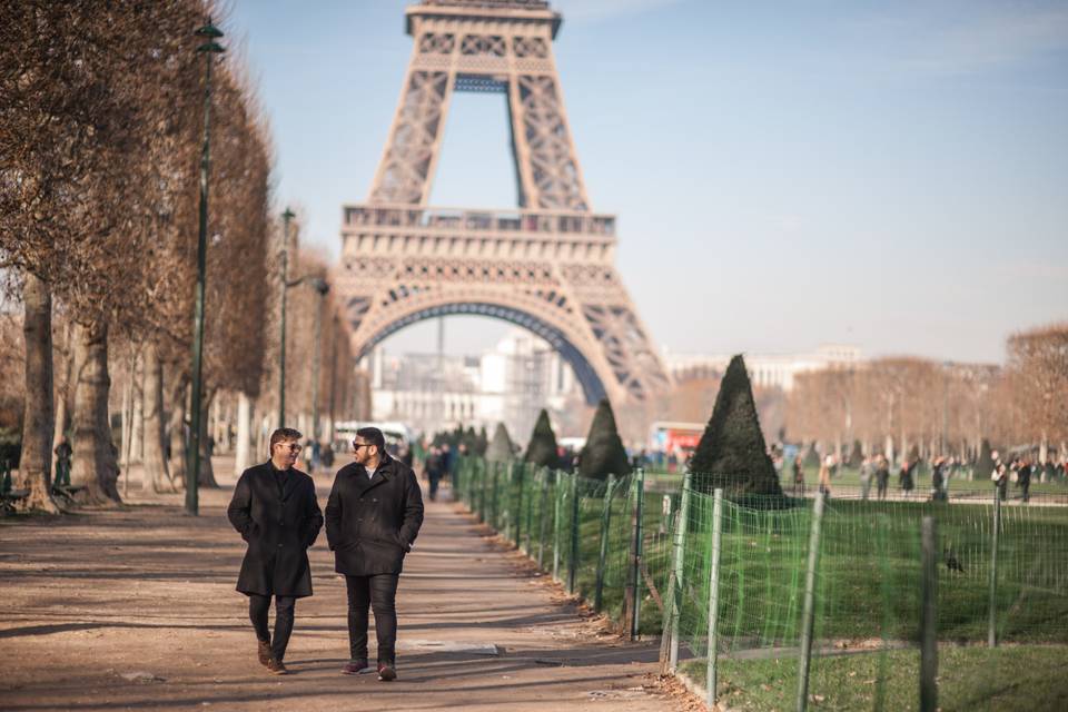 Pós casamento em Paris