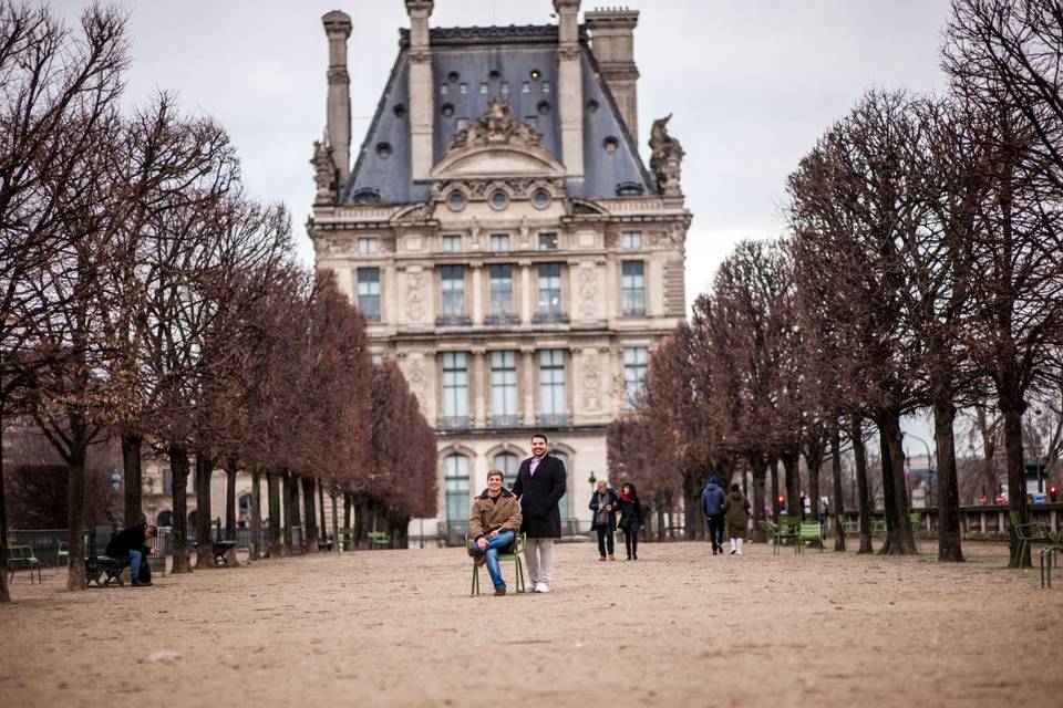 Pós casamento em Paris