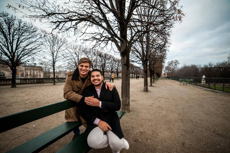 Pós casamento em Paris