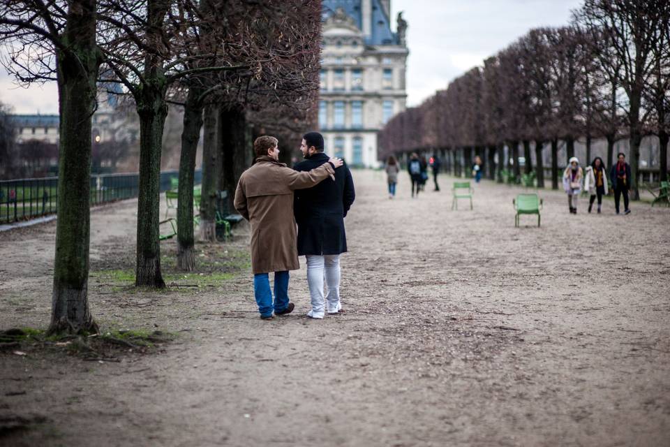 Pós casamento em Paris