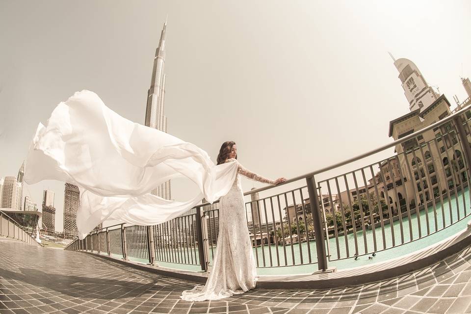 Trash the dress Dubai