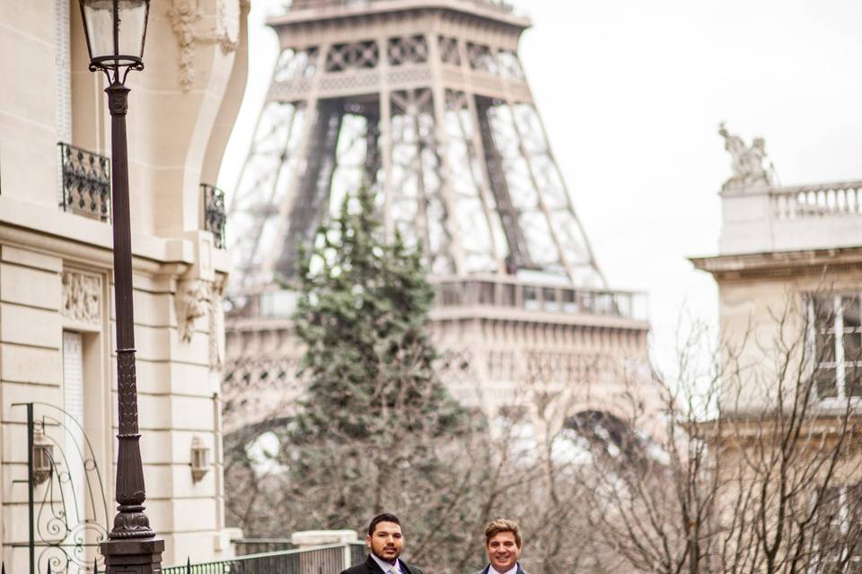 Pós casamento em Paris