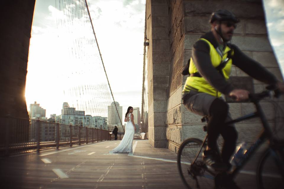 Pós casamento, trash the dress