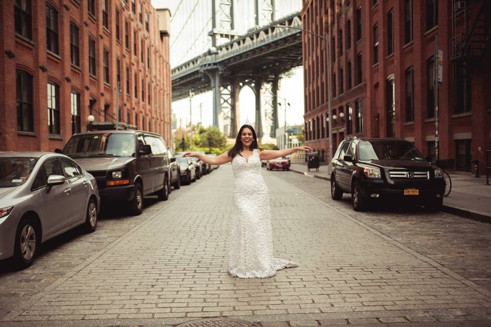 Pós casamento, trash the dress