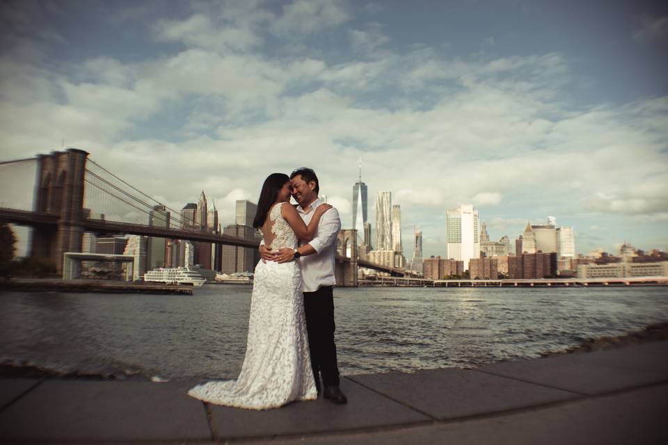 Pós casamento, trash the dress