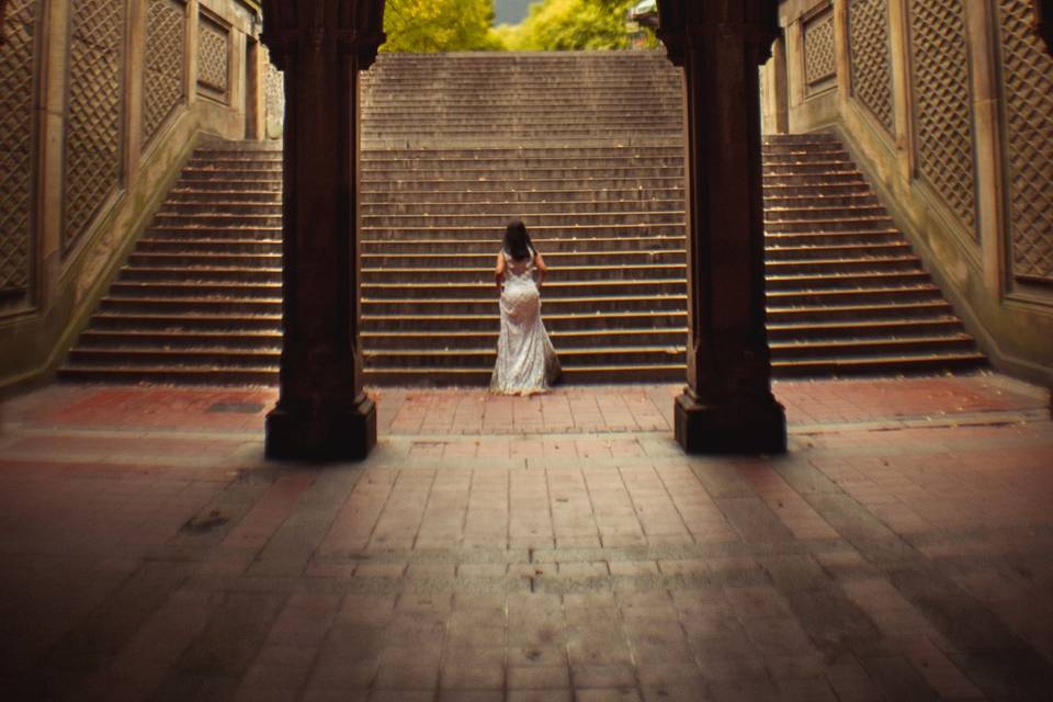 Pós casamento, trash the dress