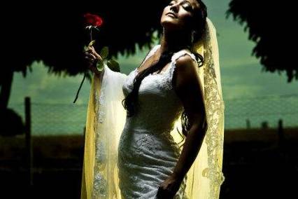 Noiva ao entardecer